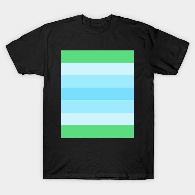 MTM Transgender Pride Flag T-Shirt by JPDesigns